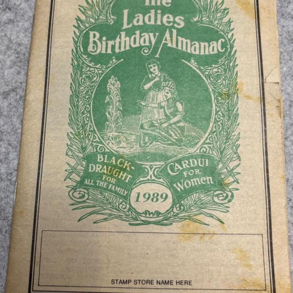 1989 The Ladies Birthday Almanac 99th Edition Vintage